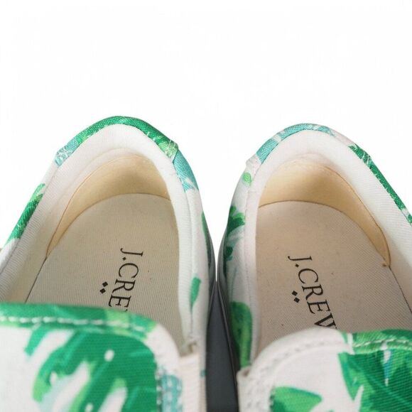J. Crew Road Trip Tropical Leaves Print Slip-on Casual Sneakers AY567 Women's 5 - Picture 10 of 10